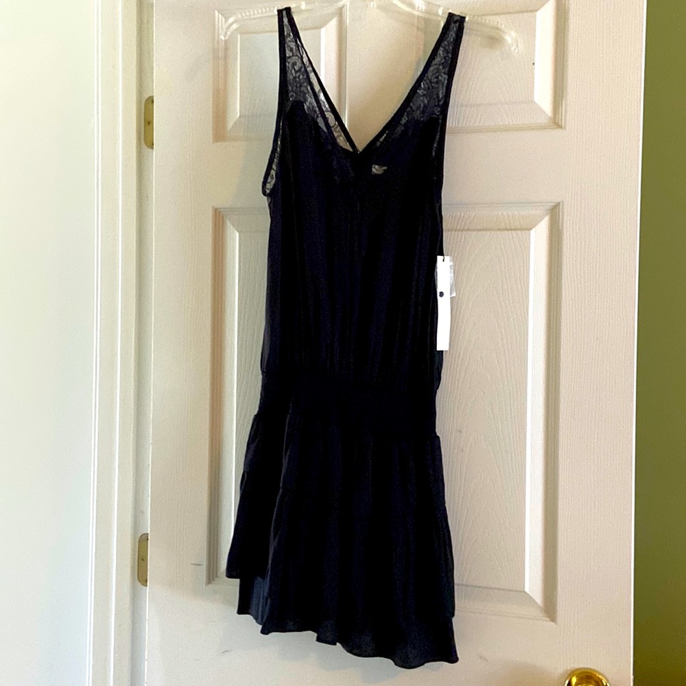 Black mini dress